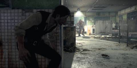 Sneaking around in The Evil Within