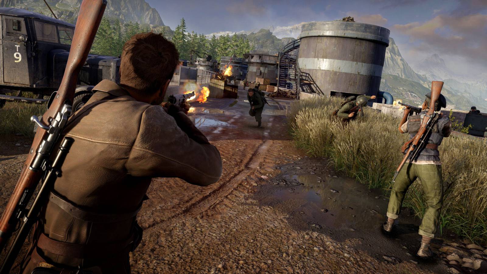 Sniper Elite Resistance Base attack