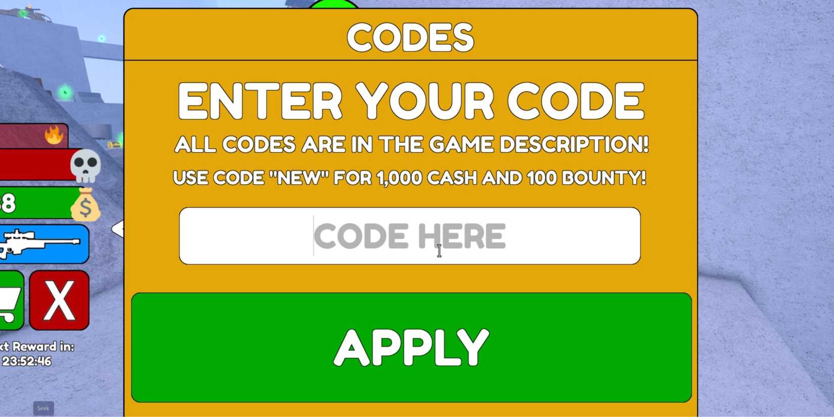 Roblox: Snipers Codes