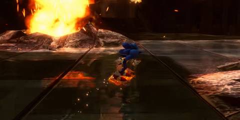 Gameplay screenshot of Sonic The Hedgehog (2006) with the Project '06 mod