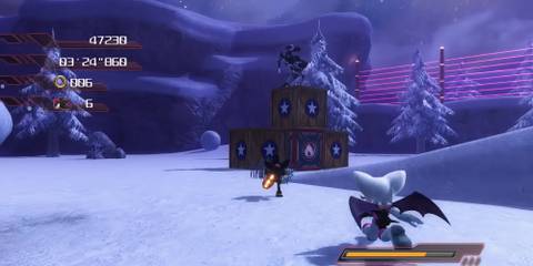 Gameplay screenshot of Sonic The Hedgehog (2006) with the Project '06 mod
