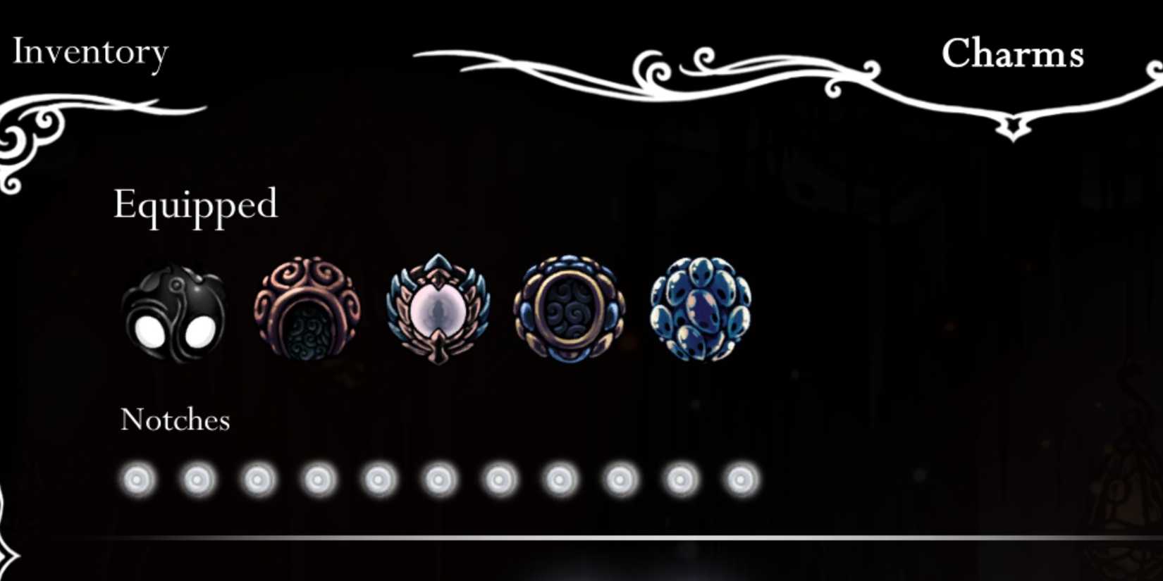 Spell Charms for Radiance Hollow Knight