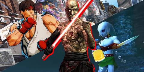 Split image of Marvel Vs. Capcom Infinite, Knights Of The Old Republic 2 The Sith Lords, and Majora's Mask 3D