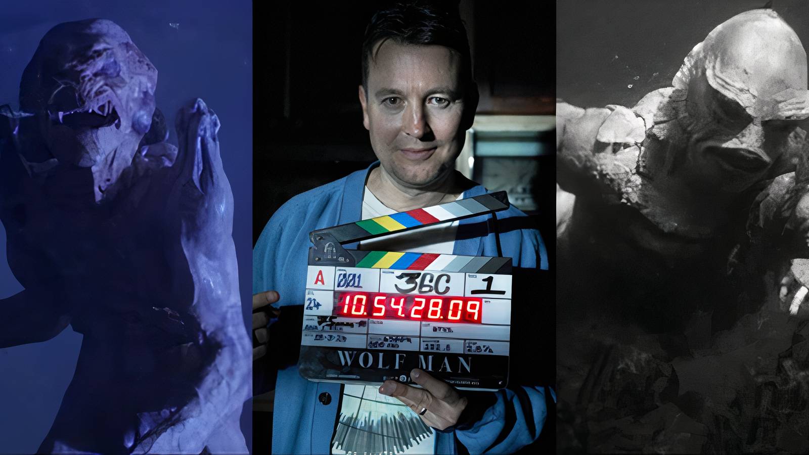 Split image of Pumpkinhead, Leigh Whannell, and The Creature From The Black Lagoon