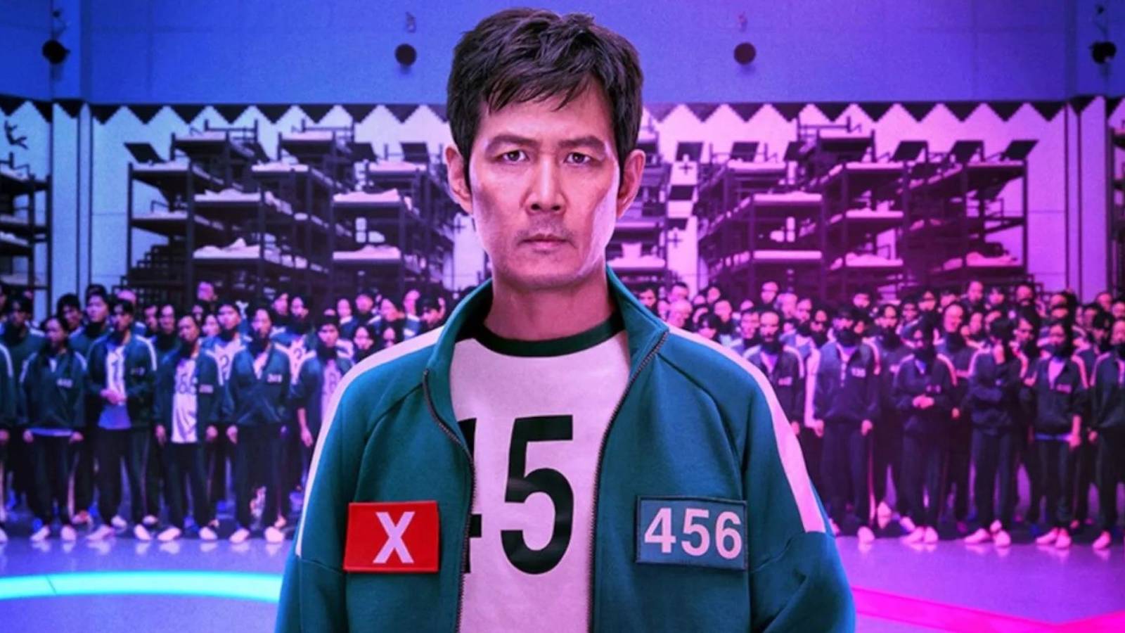 Gi-hun (Lee Jung-jae) and the cast of Squid Game season 2