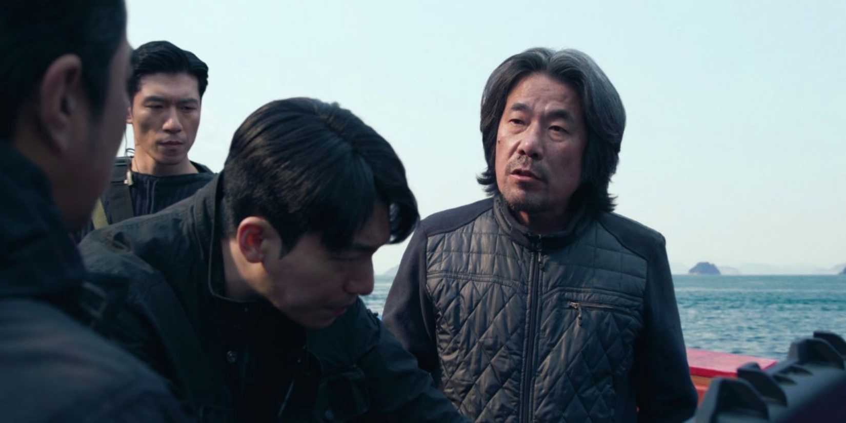 Captain Park (Oh Dal-su) along with detective Jun-ho in Squid Game season two