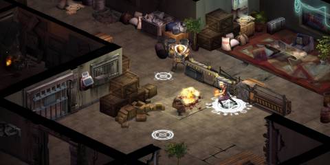 a battle from shadowrun returns