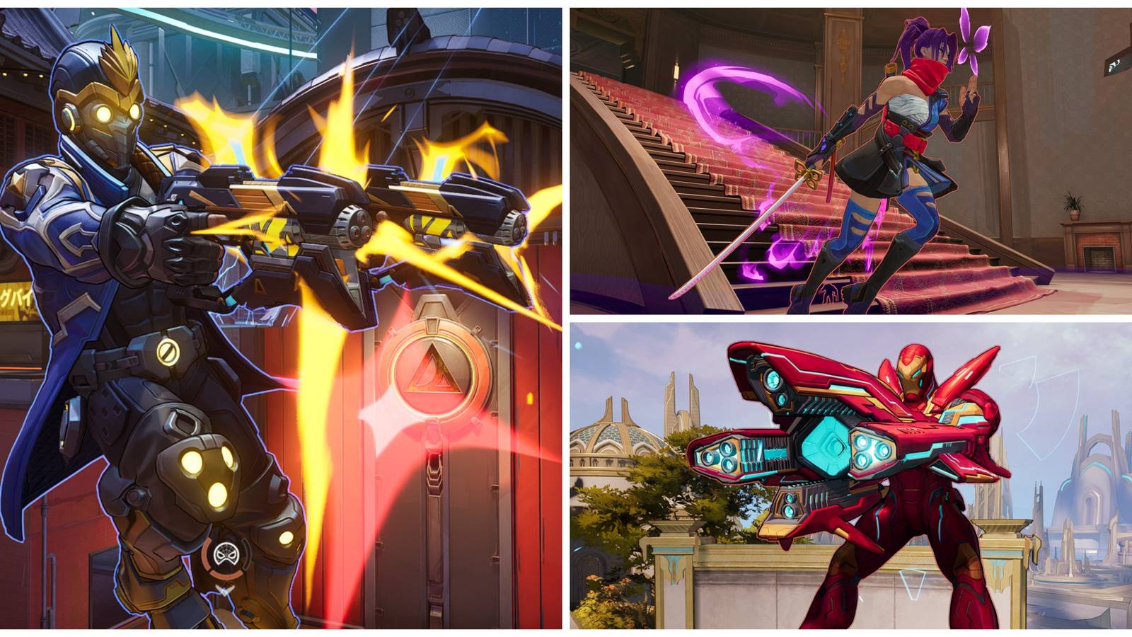 star-lord, iron man, psylocke using their ultimates