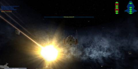 Star Wars Battlefront 2 space battle