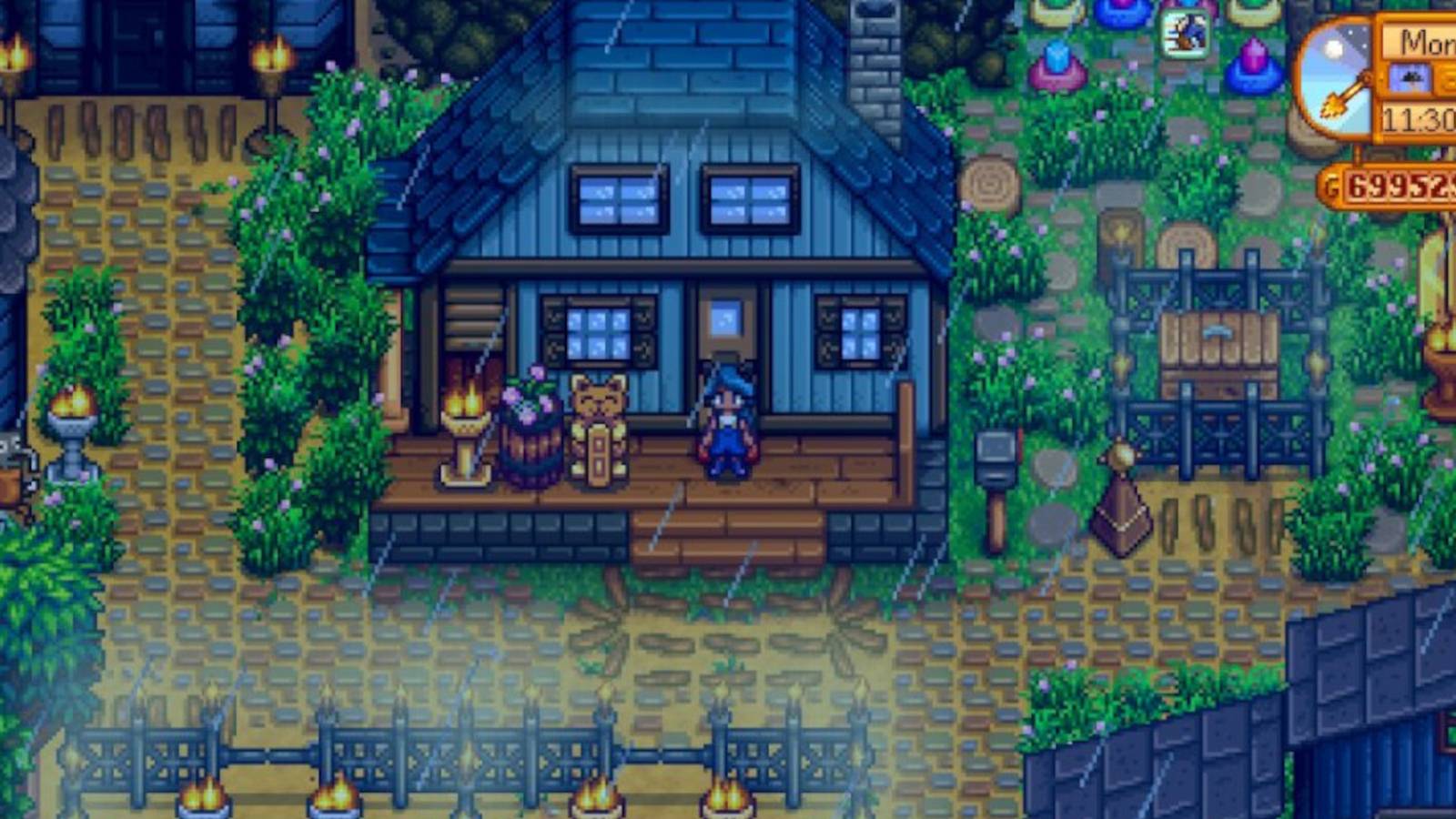 stardew valley house decorating stairs
