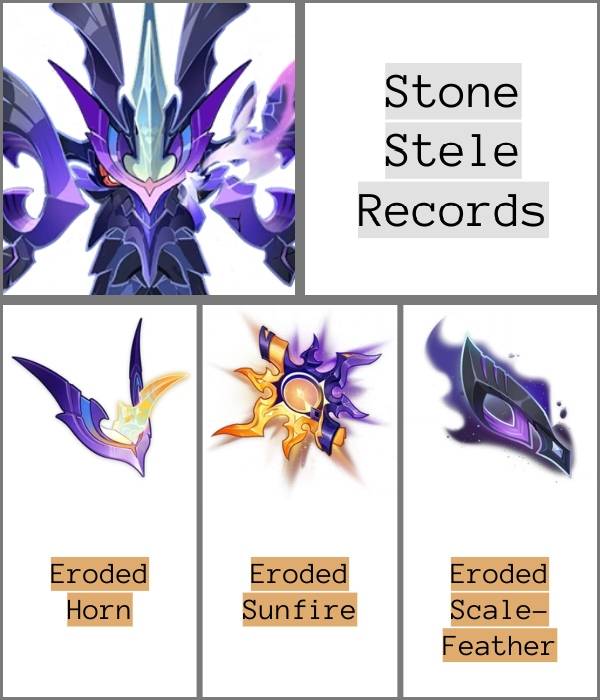 Stone Stele Records Lord of Eroded Primal Fire Materials