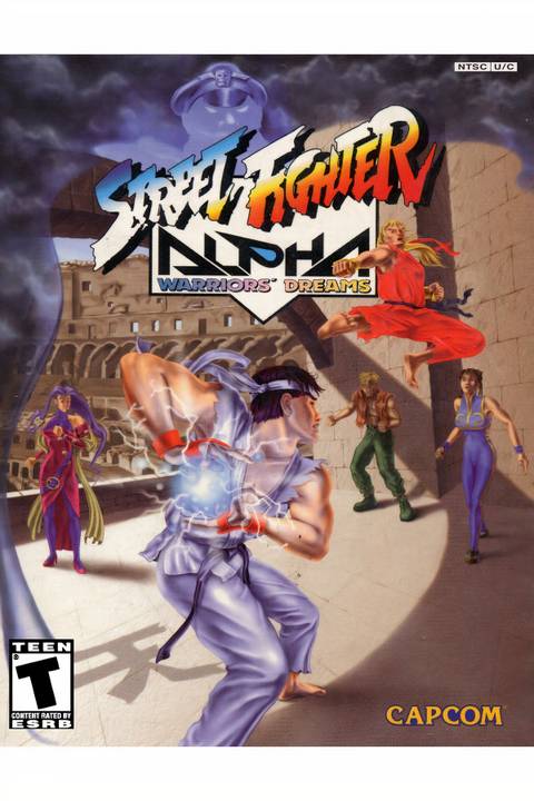 Street Fighter Alpha Tag Page Cover Art