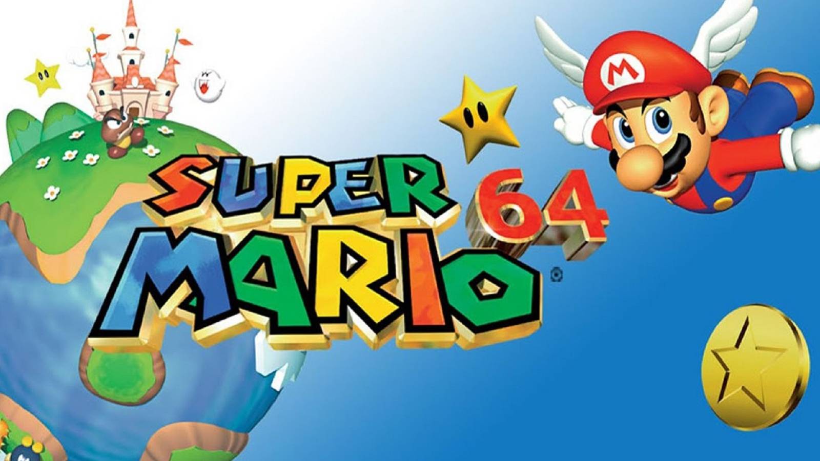 Super Mario 64 paintings