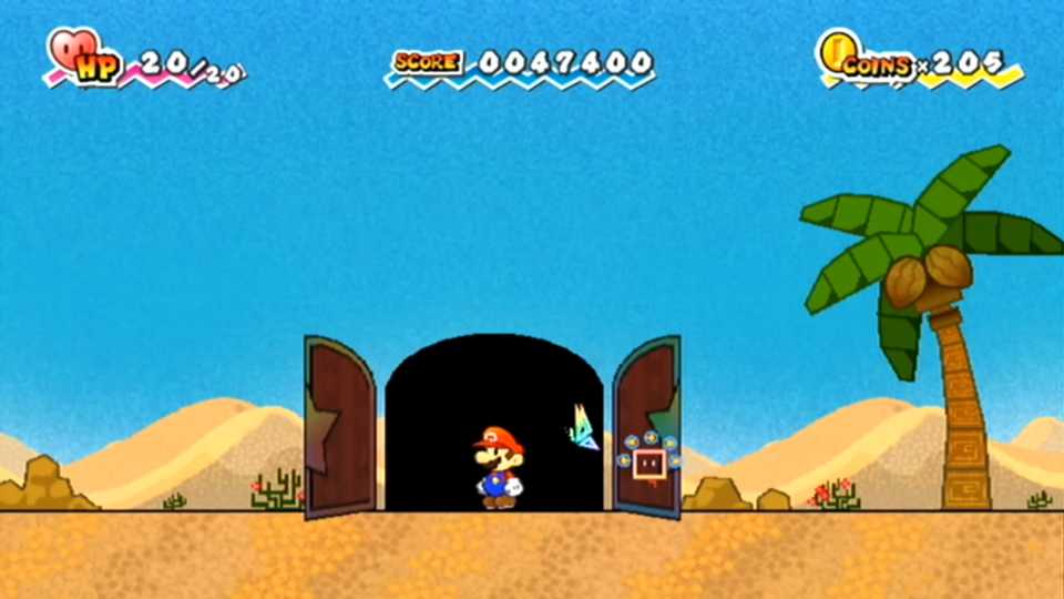 Super Paper Mario In Game Screenshot 1