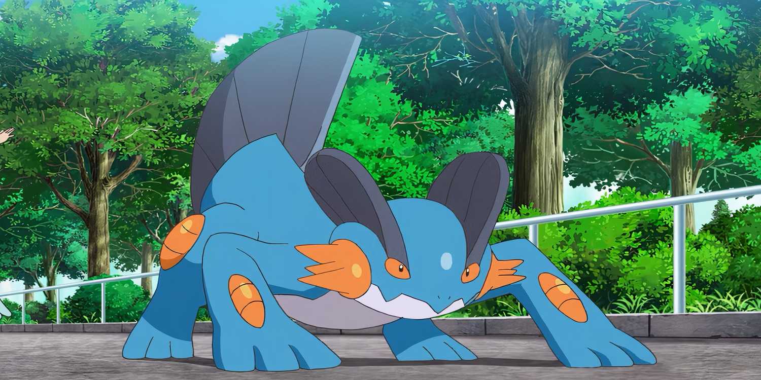 Swampert trong phim hoạt hình Pokemon