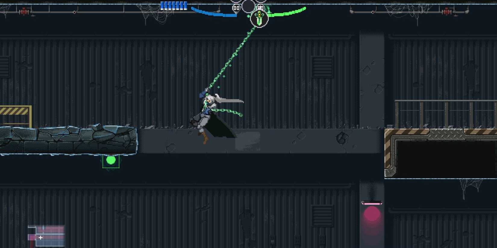 Swinging around in Blade Chimera