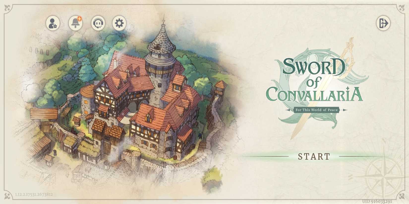 Sword of Convallaria intro art