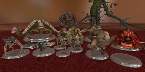 Tabletop Simulator monster minatures