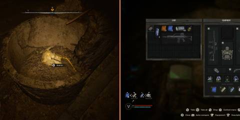 Taking Darks Loot in Legends of the Zone Stalker 2