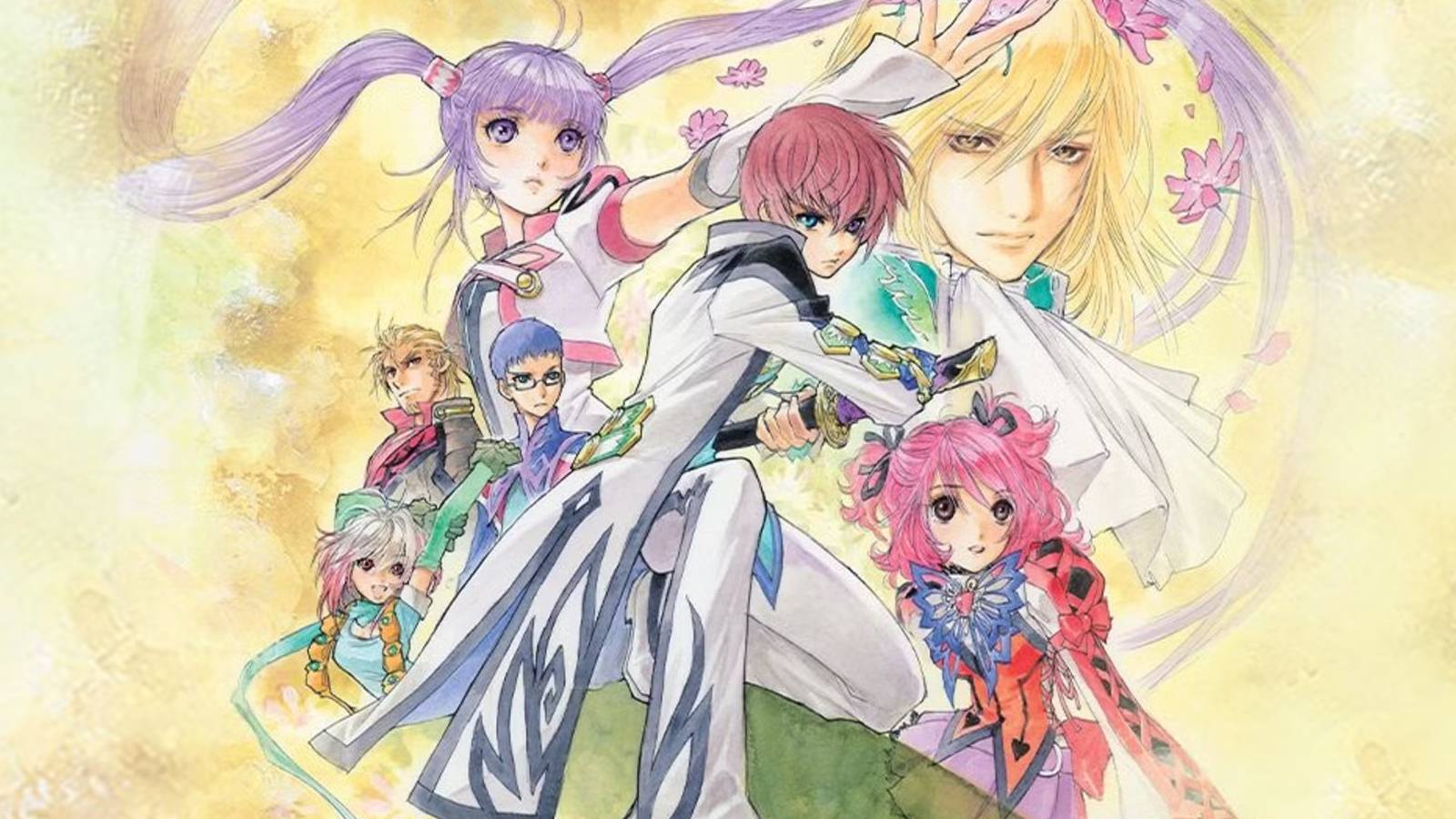 Tales of Graces f - Asbel and Sophie leading cast in key art