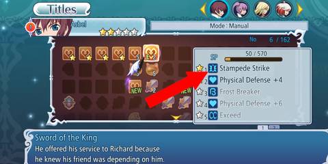 Tales of Graces f Asbel Stampede Strike Mystic Artes