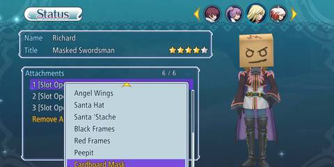 Tales of Graces f cardboard mask on Richard