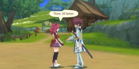 Tales of Graces f Cheria healing Asbel 