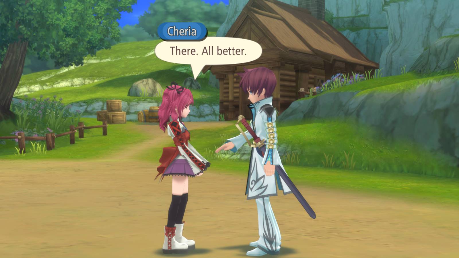 Tales of Graces f Cheria healing Asbel 
