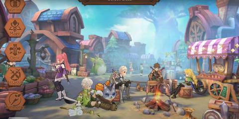 Tales of Wind character selection