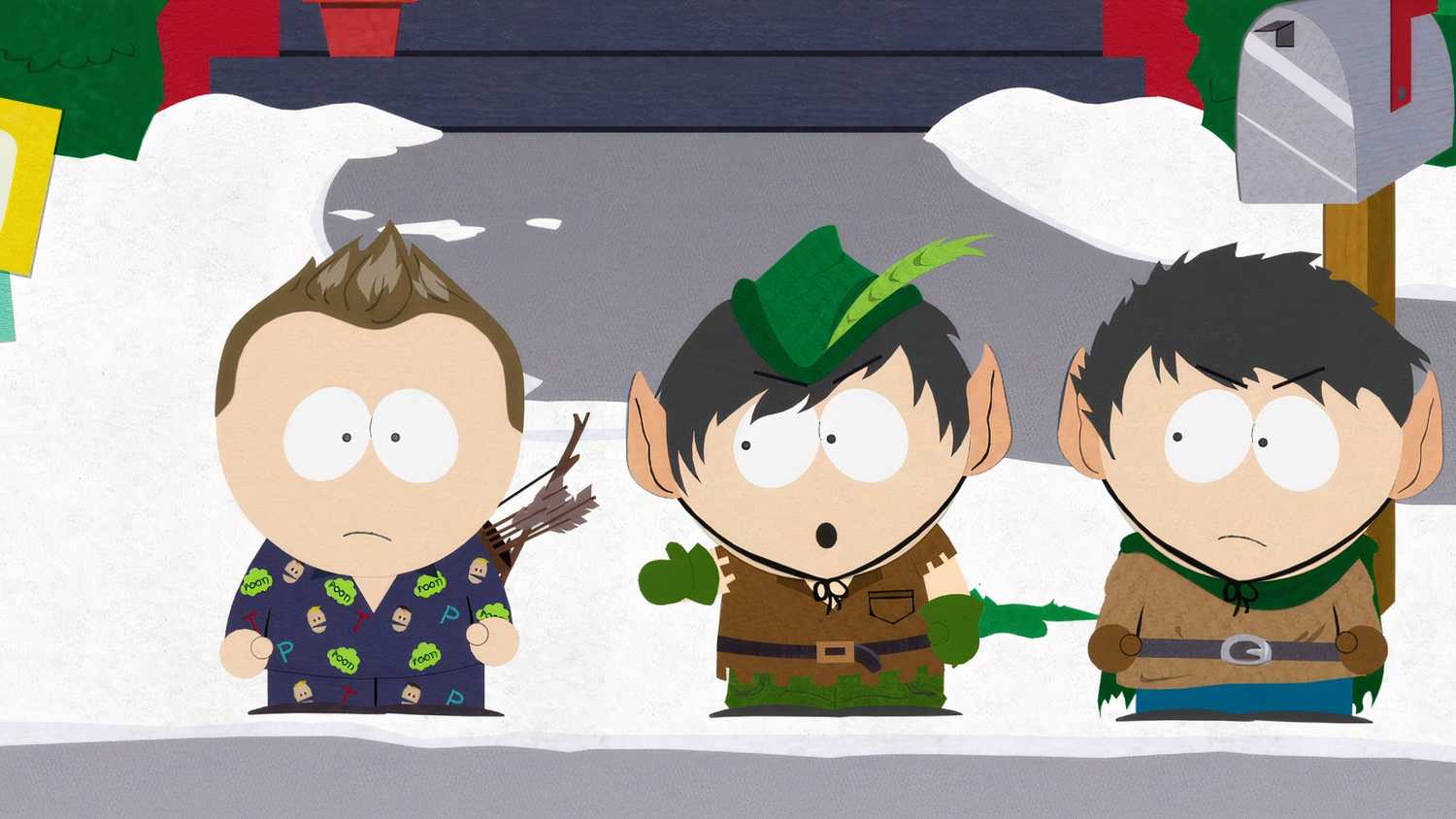 Talking to an NPC in South Park The Stick Of Truth