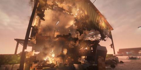 Teardown building being demolished