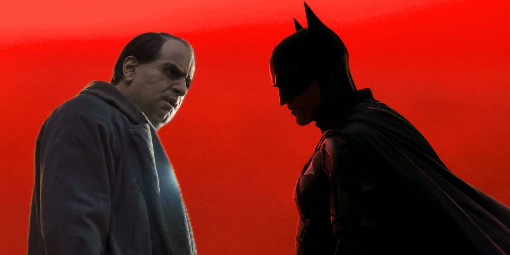 Colin Farrell as The Penguin Robert Pattinson as Batman