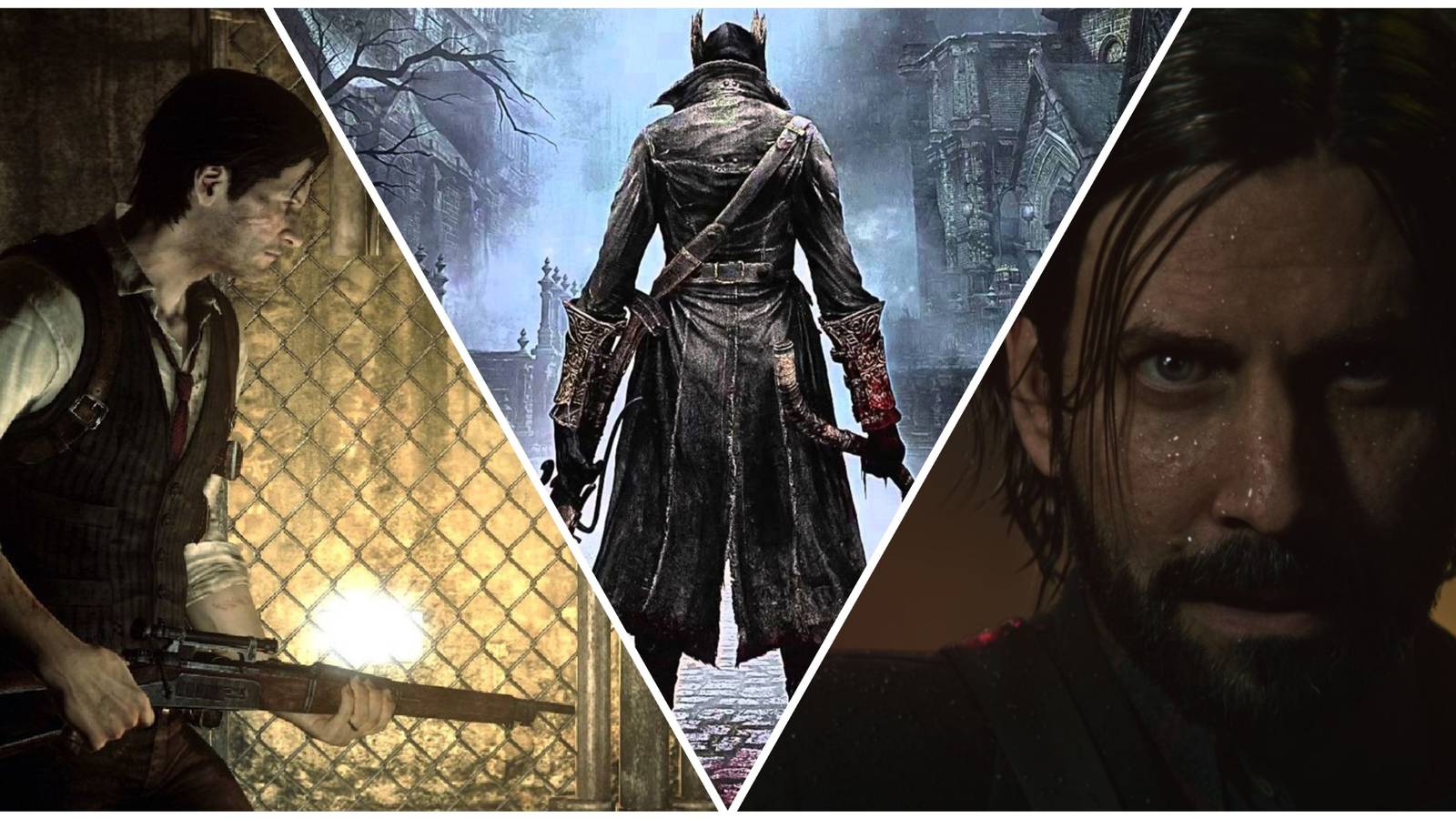The Evil Within Bloodborne Alan Wake 2 Split Image