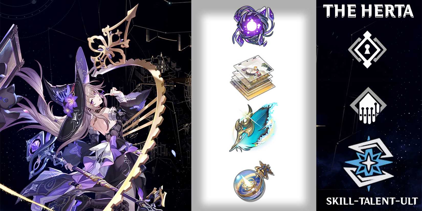 the herta skill-talent-ultimate trace materials in honkai star rail