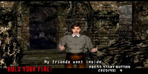 The House of the Dead 2 helping a civilian