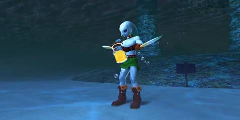 Gameplay screenshot of The Legend Of Zelda: Majora's Mask 3D with the Project Restoration mod