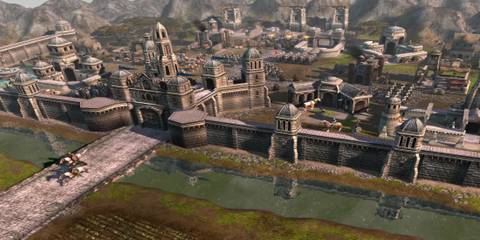 The Lord of the Rings The Battle for Middle Earth 2 city with units
