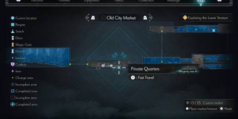 The map in Ender Magnolia Bloom in the Mist