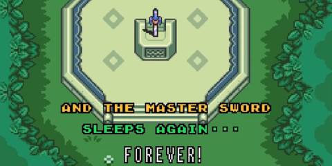 The Master Sword sleeps again forever.