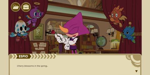 The Murder of Sonic the Hedgehog Screenshot of Espio reciting a poem