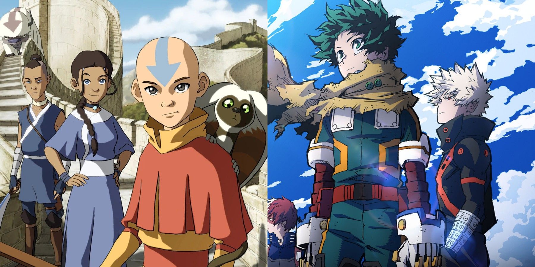 The Parallels Between Avatar The Last Airbender and My Hero Academia