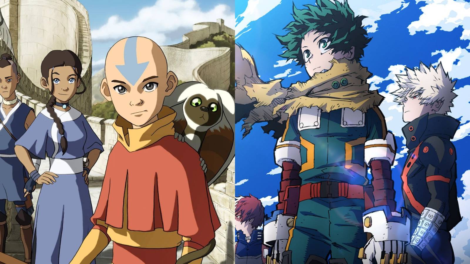 The Parallels Between Avatar The Last Airbender and My Hero Academia