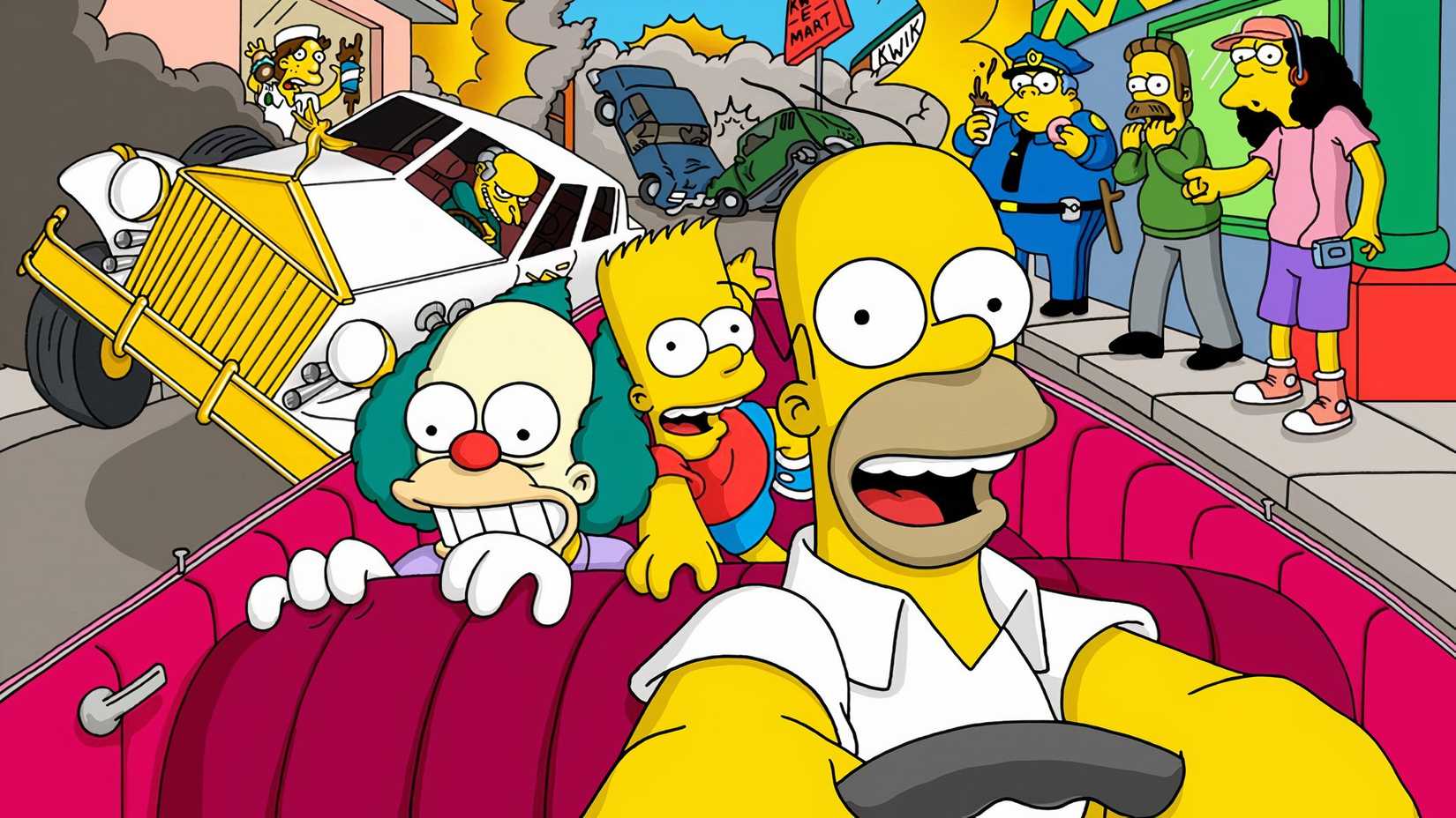 Capa do jogo The Simpsons: Road Rage