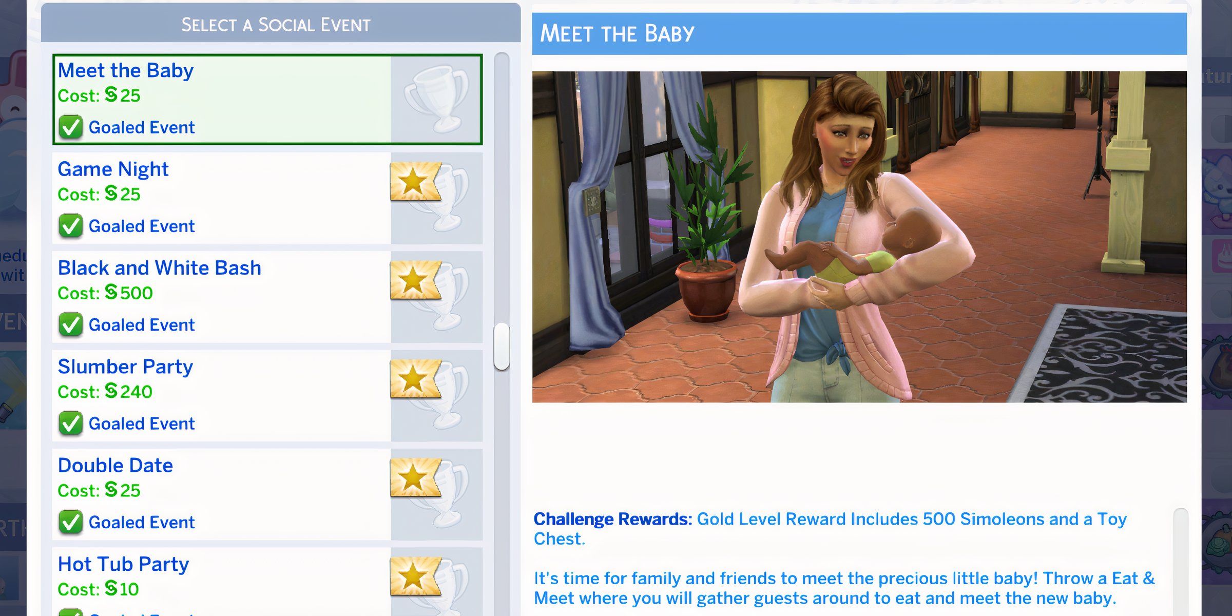 Meet The Baby event mod