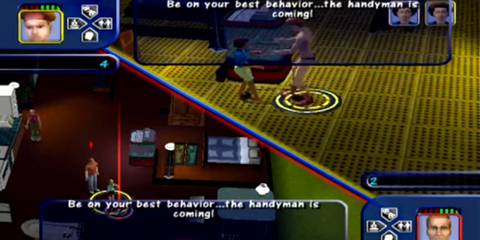 The Sims splitscreen