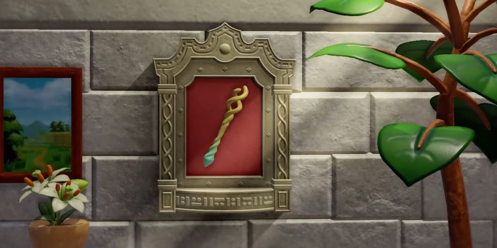 The Tri Rod in Zelda's room.