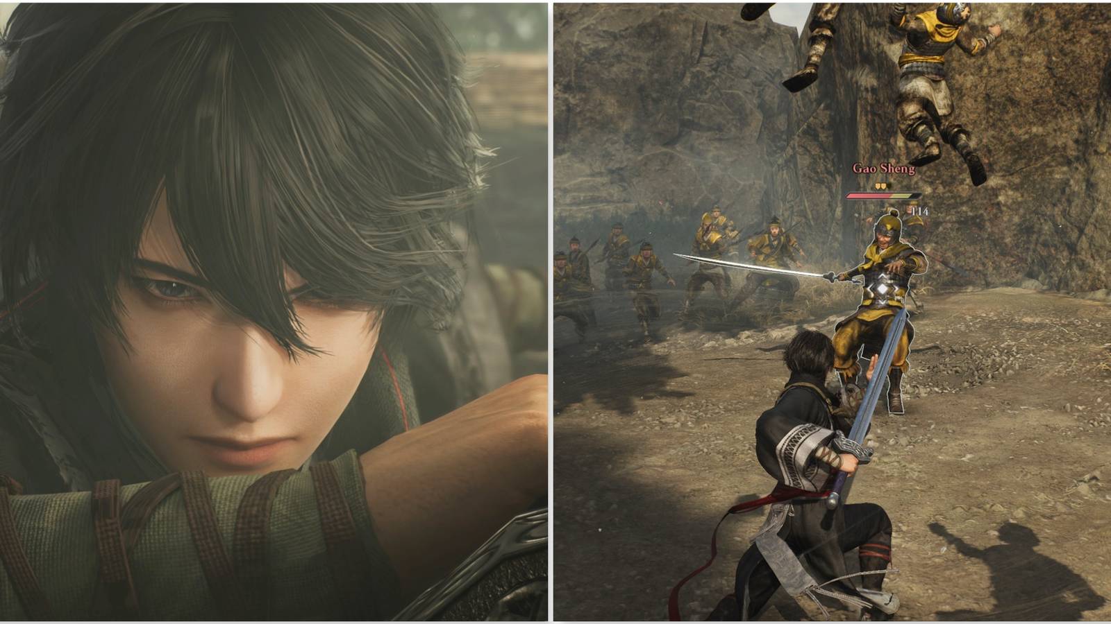 The Wanderer and fighting enemies in Dynasty Warriors Origins