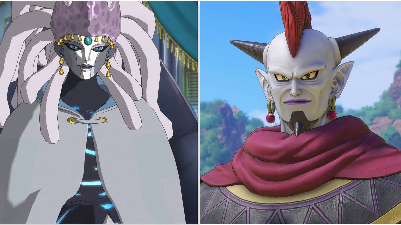 The White Witch in Ni No Kuni and Mordegon in Dragon Quest 11