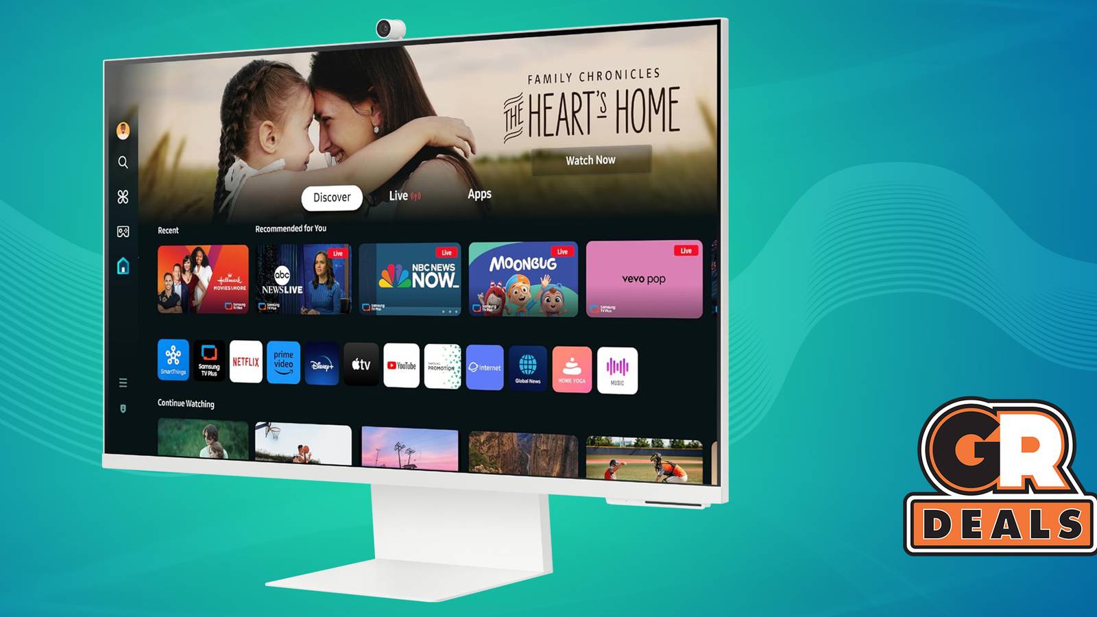 This 32-Inch 4K Samsung Monitor Doubles as a Smart TV, and It’s Now 43% Off