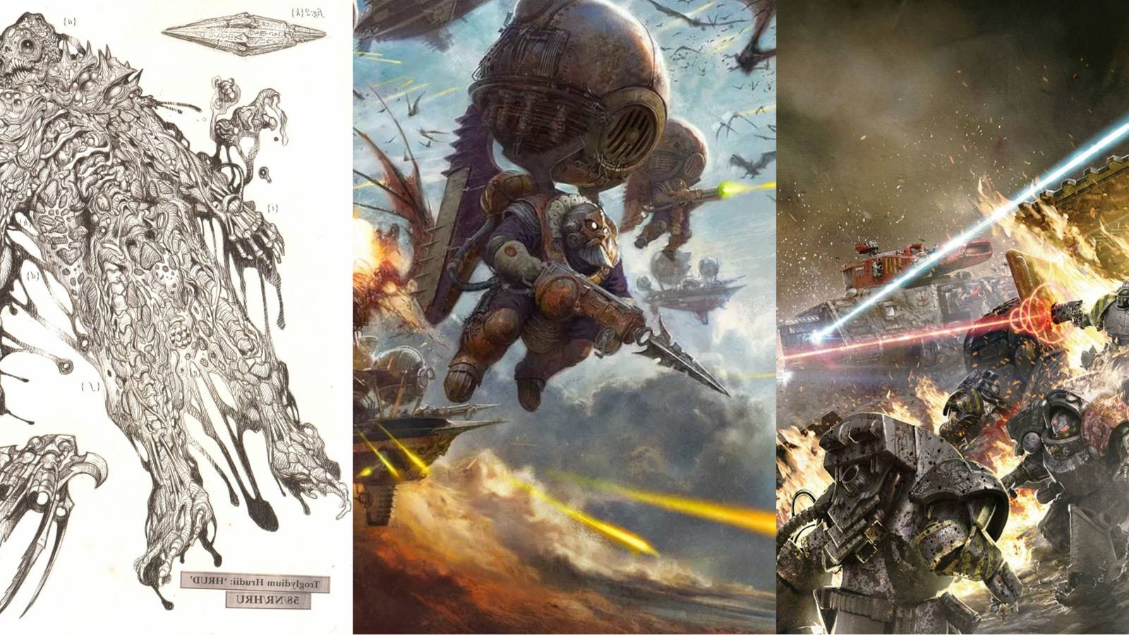 Thomas Elliot, Neil Roberts, Tiernan Trevallion warhammer